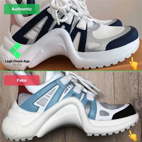 louis vuitton archlight sneakers real fake|Louis Vuitton reflective sneakers.